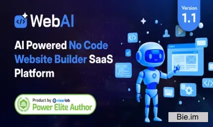 WebAI v1.1 - AI Powered No Code Website Builder SaaS Platform - nulled