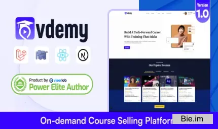 Vdemy v1.0 - On demand Course Selling Platform - LMS - nulled