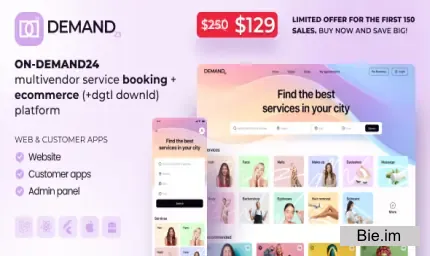 On-Demand24 - Multi-Vendor Salon & Service Booking Platform with Admin, Web & Mobile Apps 16 February 2026