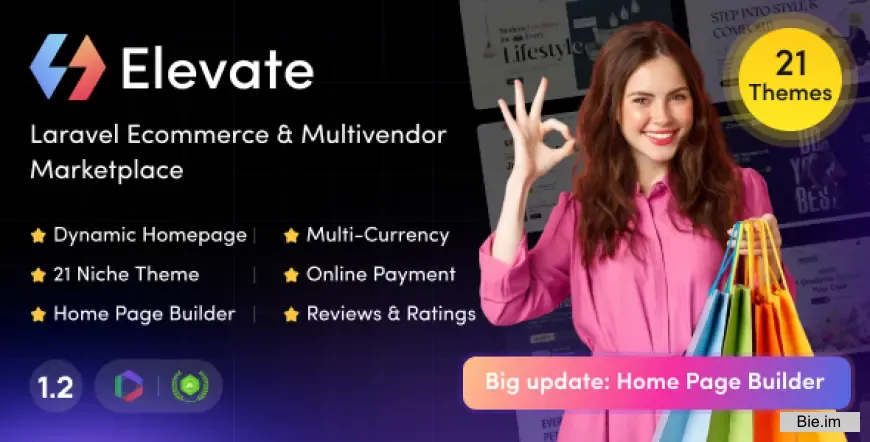 Elevate v1.2 - Laravel Ecommerce & Multivendor Marketplace - nulled
