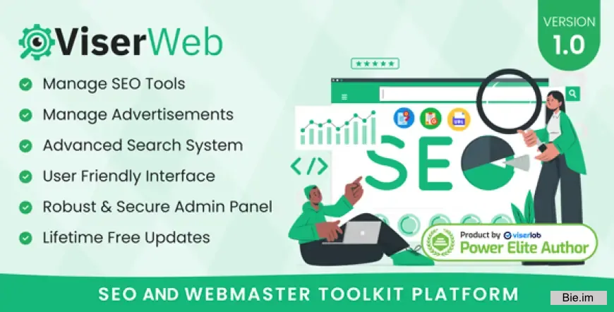 ViserWeb v1.0 - SEO And Webmaster Toolkit Platform - nulled