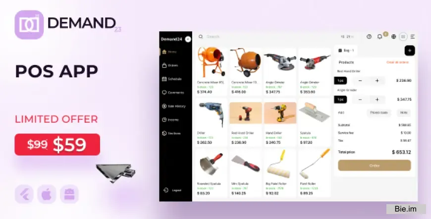 On-Demand24 POS + Order & Service Management (IOS, Android, Desktop) 16 February 2026