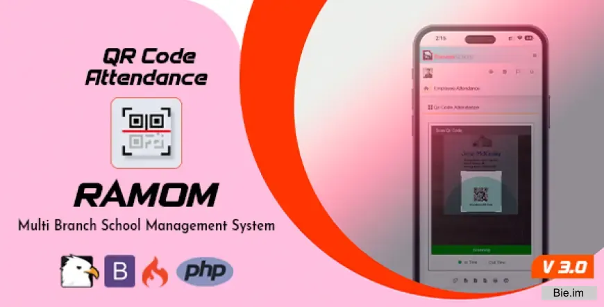 Ramom School QR Code Attendence v3.0