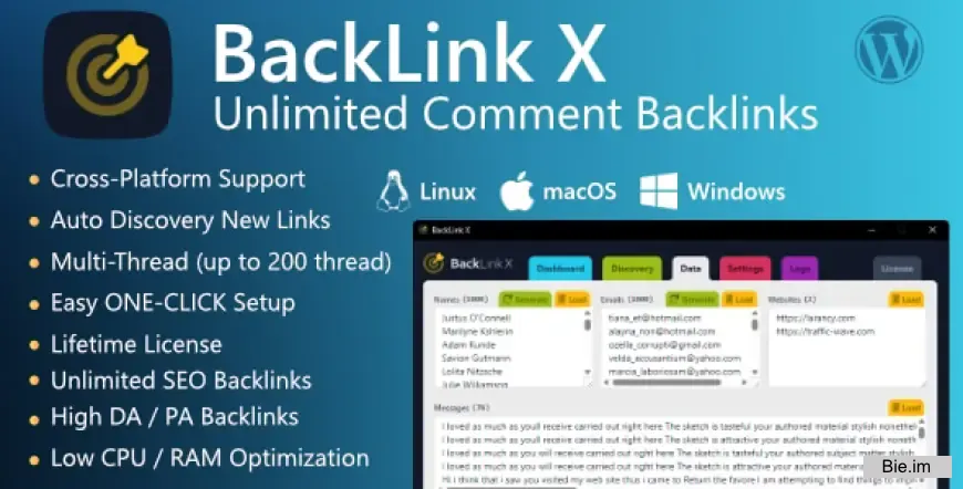 BackLink X v3.0.0 | AI-Powered Unlimited Comment Backlinks & Auto-Discovery