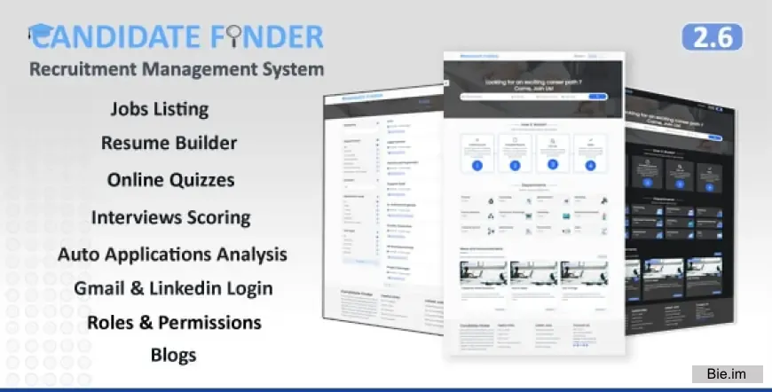 Candidate Finder v2.6 - Recruitment Management System