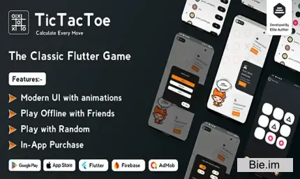 Tic Tac Toe v1.1.3 - The Classic Flutter Tic Tac Toe Game