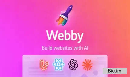 Webby v1.0.4 – AI-Powered No-Code Website Builder SaaS Platform