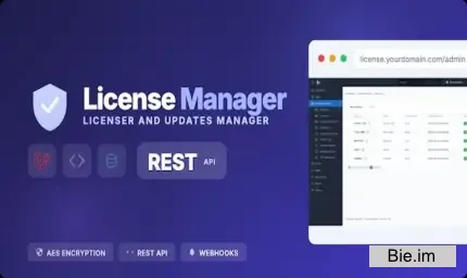 License Manager v1.1.1 - Laravel PHP Licenser and Updates Manager