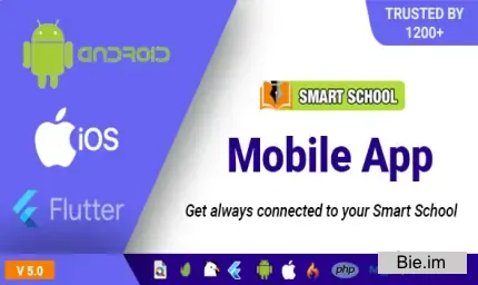 Smart School Mobile App v5.0 - Android, iOS, Flutter App