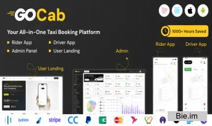 GoCab v1.0.0 - Grab - Uber Clone - Taxi Booking