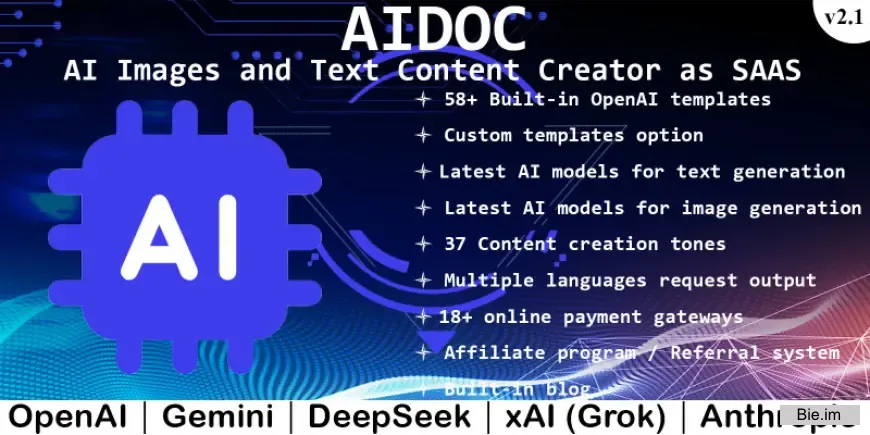 Aidoc v2.1 - AI Writing Assistant and Content Creator