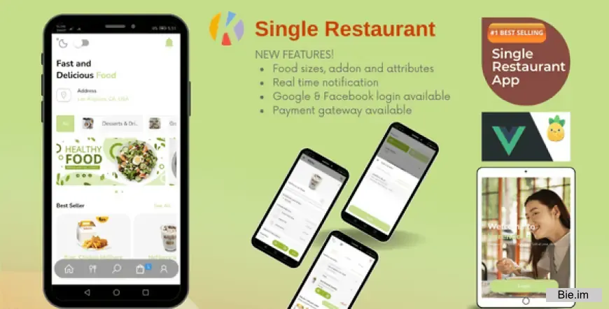 Karenderia Single Restaurant App Food Ordering with Restaurant Panel v1.0.5