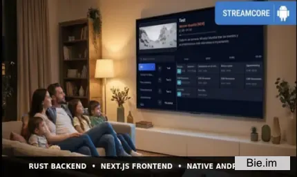 StreamCore 1.2.0 - IPTV/OTT Platform with Reseller Panel & Android TV App