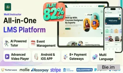 EduEx v1.0 - The Ultimate Learning Management System (LMS) with Flutter Mobile App