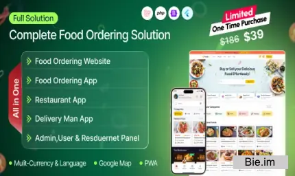 Foodigo v1.0 - Multi Restaurant and Online Food Ordering System Marketplace ( Full Applications )