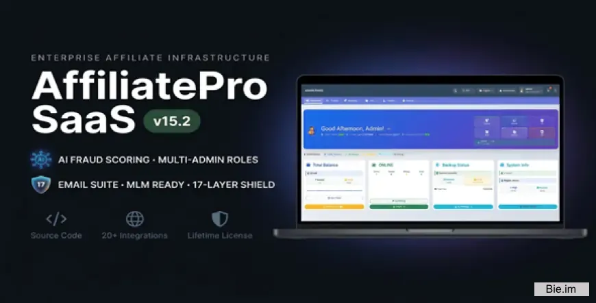 AffiliatePro SaaS v15.2 - AI-Powered Enterprise Affiliate & Multi-Vendor Engine (17-Layer Fraud Defense)