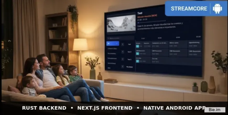 StreamCore 1.2.0 - IPTV/OTT Platform with Reseller Panel & Android TV App