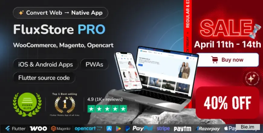 Fluxstore Pro - Flutter E-commerce Full App for Magento, Opencart, and Woocommerce v6.0