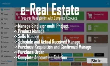 e-Real Estate v1.1 - Property Management with Complete Accounts
