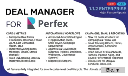 Deals Management for Perfex CRM v1.1.2