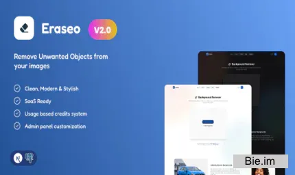 Eraseo v2.0 - Image Background Remover Saas