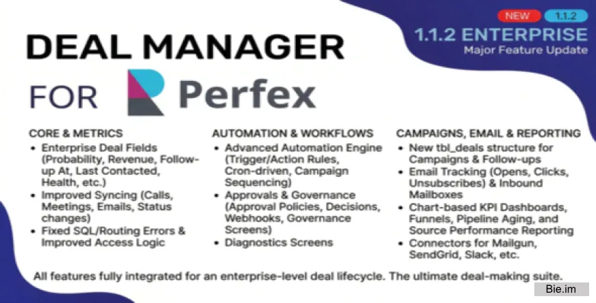 Deals Management for Perfex CRM v1.1.2