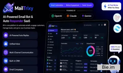 MailTrixy v1.1 - AI-Powered Email Bot & Auto Responder SaaS