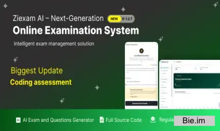 Ziexam AI v1.2.7 – Next-Generation Online Examination System SaaS Platform
