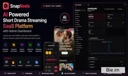 SnapReels - Short Drama Streaming SaaS Platform 1.0.2