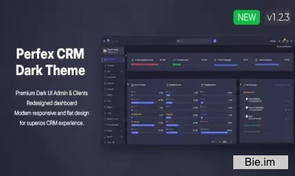 Perfex CRM Dark Theme v1.2.3