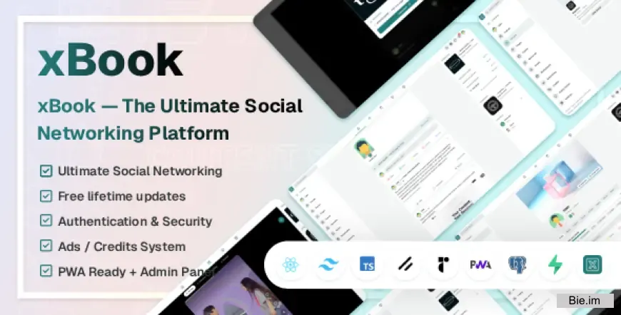 xBook v1.0 - Social Networking JS Script