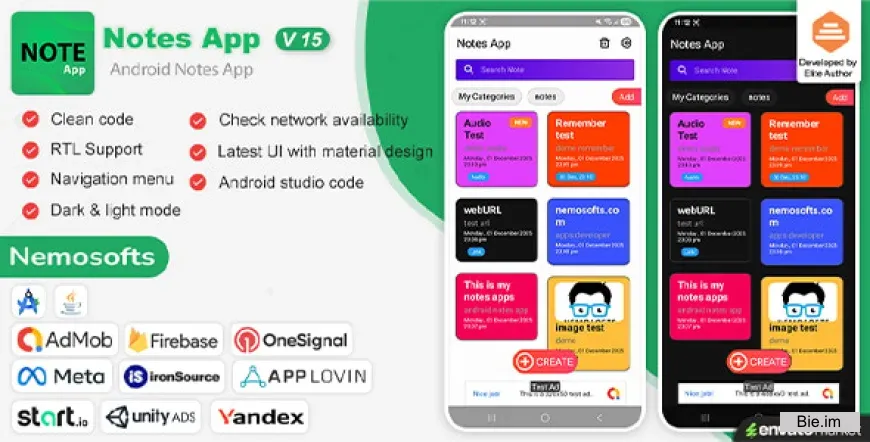 Android Notes App v15.0
