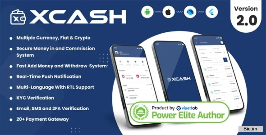 XCash v2.0 - Cross Platform Mobile Wallet Application | Agent App