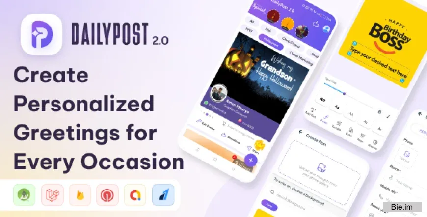 DailyPost v2.0 - Poster Maker, Festival & Business, Crafto App Clon