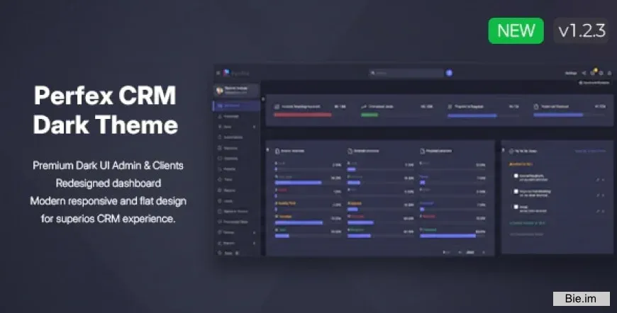 Perfex CRM Dark Theme v1.2.3