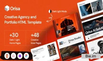 Orisa v4.1.0 - Creative Agency & Portfolio HTML Bootstrap 5 Gsap Template