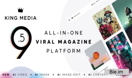 King Media v9.6 - Viral News Video Magazine