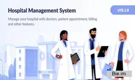 Hospital - HMS - Hospital Management System - Appointment Booking - Smart Hospital v15.1.0