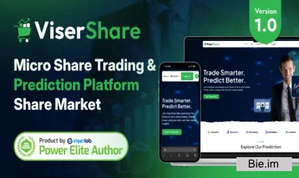 ViserShare v1.0 - Micro Share Trading And Prediction Platform - nulled