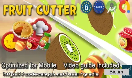Fruit Cutter (Admob + GDPR + Android Studio) v1.0.1