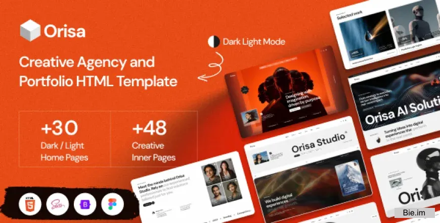Orisa v4.1.0 - Creative Agency & Portfolio HTML Bootstrap 5 Gsap Template