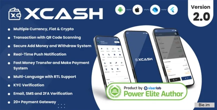 XCash v2.0 - Cross Platform Mobile Wallet Application - User App
