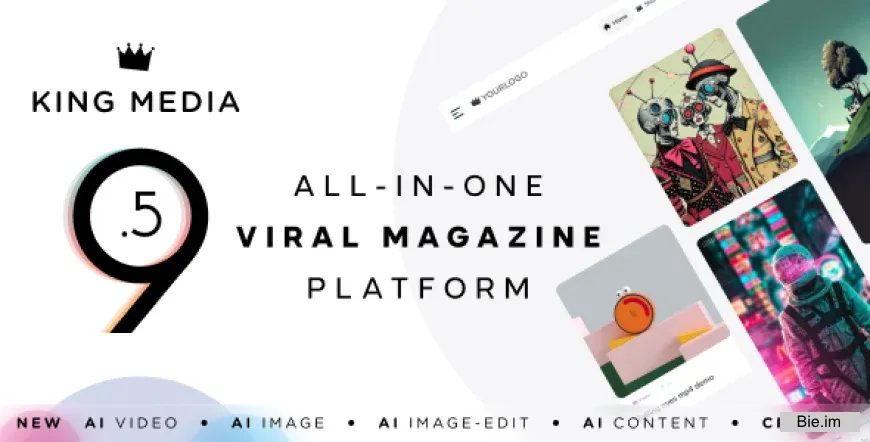 King Media v9.6 - Viral News Video Magazine