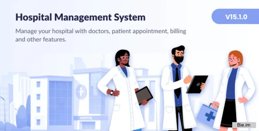 Hospital - HMS - Hospital Management System - Appointment Booking - Smart Hospital v15.1.0