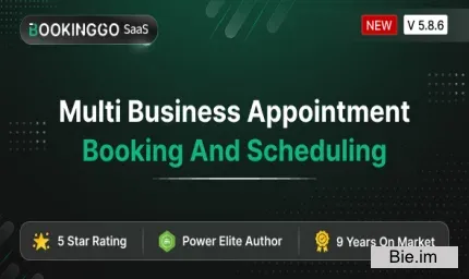 Booking SaaS v5.8.6 - Appointment Scheduling & Booking Management System With Calendar Reservation - nulled