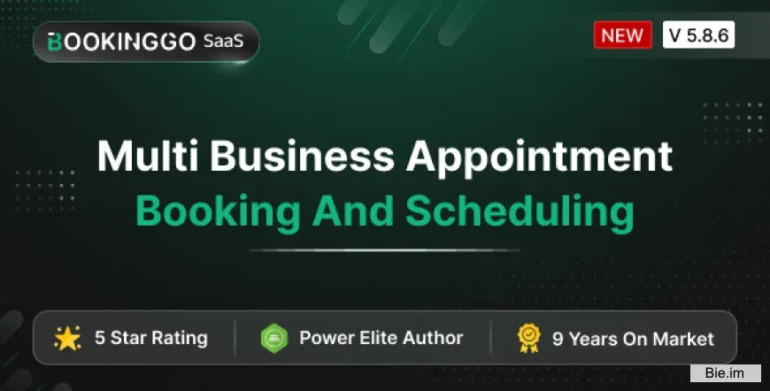 Booking SaaS v5.8.6 - Appointment Scheduling & Booking Management System With Calendar Reservation - nulled