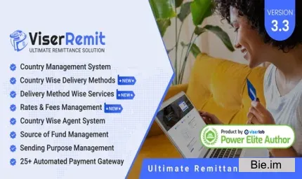 ViserRemit v3.3 - Cross Platform Ultimate Remittance Solution - nulled