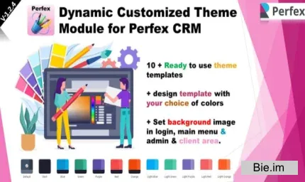 Dynamic Customized Theme Module for Perfex CRM v1.2.4