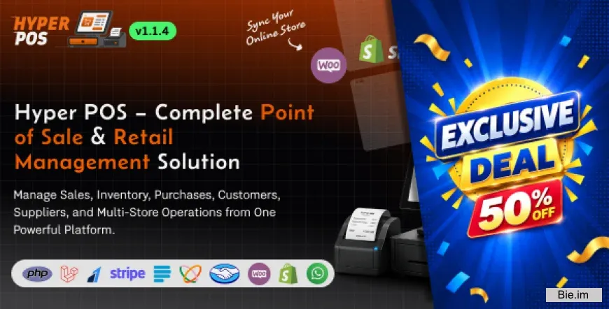 Hyper POS v1.1.4 - Laravel Point of Sale, Inventory, ERP, Online & Offline POS, Invoicing, Accounting - nulled