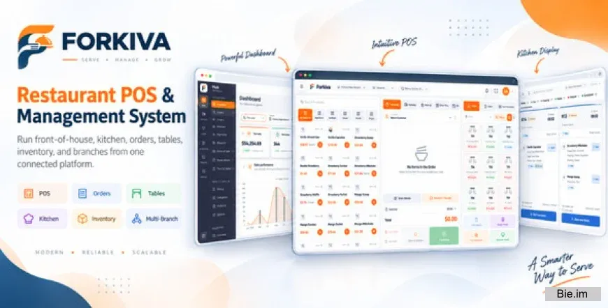 Forkiva v2.2.0 – Restaurant POS & Management System